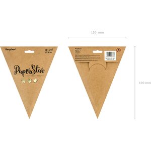 Paperitähti, 30 cm, kulta