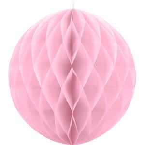 Paperikennopallo vaaleanpunainen 20 cm