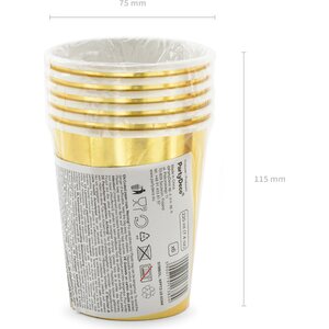Pahvimuki 18th Birthday korkeakiiltokulta 220 ml 6 kpl/pkt