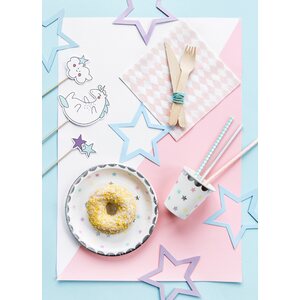 Cake topper Unicorn, 13-23.5 cm: 1pkt/5pc.