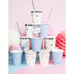 Cake topper Unicorn, 13-23.5 cm: 1pkt/5pc.