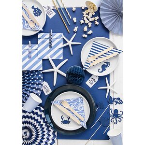 Kakunkoristesetti Ahoy meren elämää 9,5-22,5 cm, 9 kpl/pkt