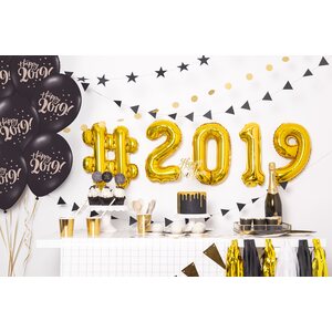 Kakunkoriste Happy New Year, kulta, 24 cm