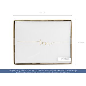 Guest Book, 24 x 18.5cm, 22 pages