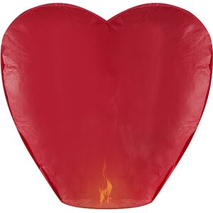 Taivaslyhty Heart, punainen, 33 x 83 x 90 cm