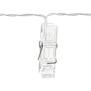 Valokuvaköynnös LED-klipsuilla, 1,4 m