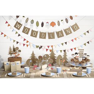 Väritettävä maski Woodland, 6 kpl/pkt