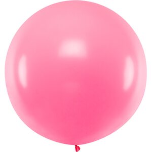 Pyöreä ilmapallo 1 m, pastellivaaleanpunainen