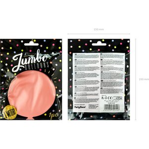 Jätti-ilmapallo 1 m metallinhohtoruusukulta