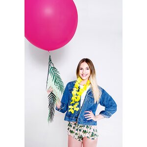 Pyöreä ilmapallo 1 m, pastellifuksia