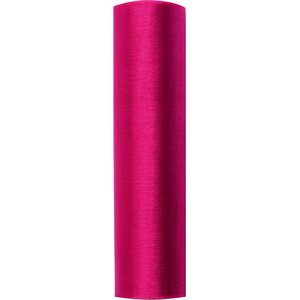 Organza, tumma pinkki, 0,16 x 9 m