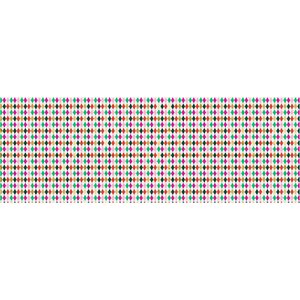 Lahjapaperi salmiakkikuvio värisekoitus, 70 x 200 cm