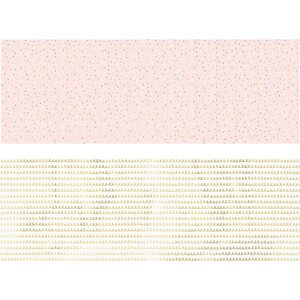 Lahjapaperi, joulurae ja valko-kultamix 70 x 200 cm, 2 rll/pkt