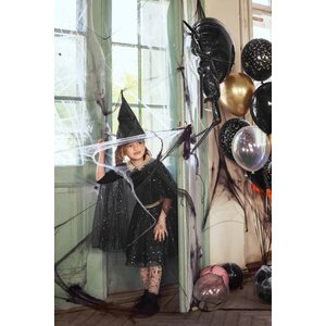 Hämähäkinseitti Halloween, musta, 60g