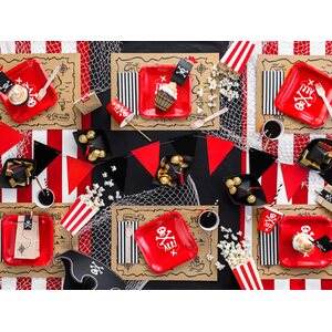 Popcornikippo Merirosvoteema, 7 x 7 x 12,5 cm, 6 kpl/pkt