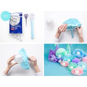 Tissue paper Pompom, light pink, 25cm .