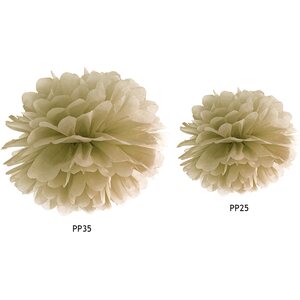 Paperikoriste pompom, kulta, 35 cm