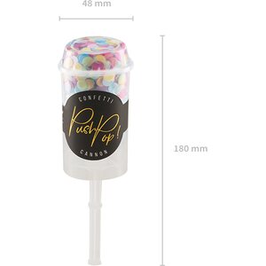 Confetti push pop, mix
