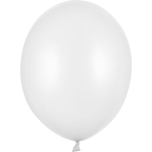 Strong Balloons 30cm, Metallic Pure White