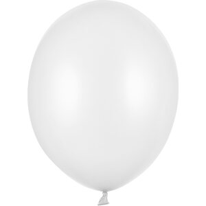 Strong Balloons 30cm, Metallic Pure White: 1pkt/10pc.