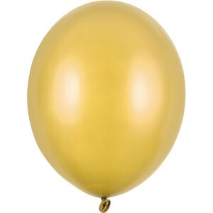 Strong Balloons 30cm, Metallic Gold: 1pkt/10pc.