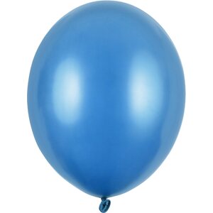 Ilmapallo 30 cm, metallinhohto karibian sininen 10 kpl/pkt