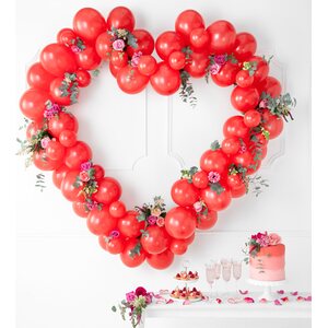 Ilmapallo 30 cm Poppy Red