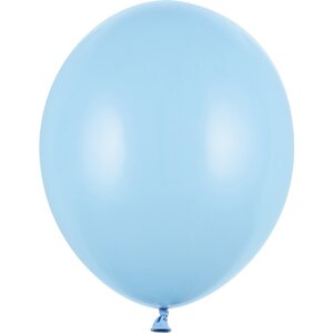 Strong Balloons 30cm, Pastel Baby Blue: 1pkt/10pc.