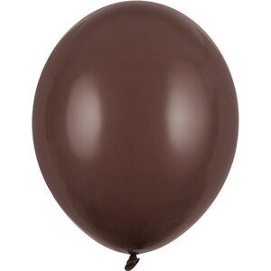 Strong Balloons 30cm, Pastel Cocoa Brown: 1pkt/10pc.