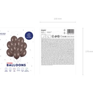 Ilmapallo 30 cm, pastelliväri kaakaonruskea 10 kpl/pkt