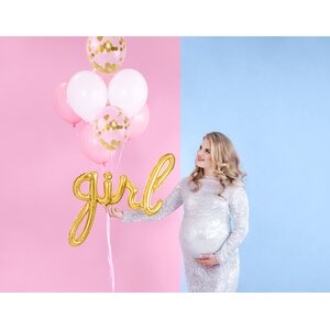 Strong Balloons 30 cm, Pastel Baby Pink: 1pkt/100pc.