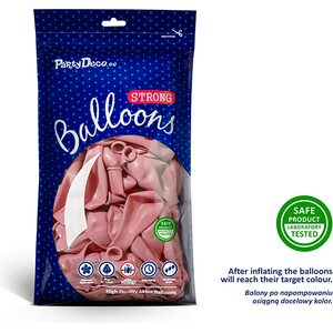 Strong Balloons 30 cm, Pastel Baby Pink: 1pkt/100pc.