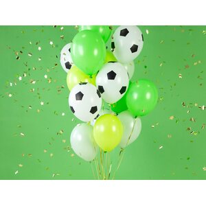 Balloons 30cm, Football, Pure White