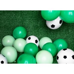 Balloons 30cm, Football, Pure White