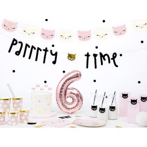 Birthday candles Cat, mix, 2cm 1pkt/6pc.