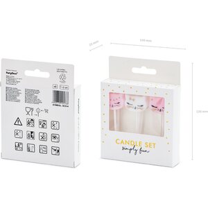 Birthday candles Cat, mix, 2cm 1pkt/6pc.