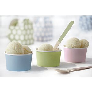 Puiset aterimet, pastellivärisekoitus, 16 cm 18 kpl/pkt