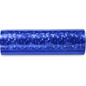 Holographic streamer, blue, 3.8m: t 1pkt/18pc.