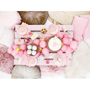 Napkins, 3 layers, light pink, 33x33cm 1pkt/20pc.