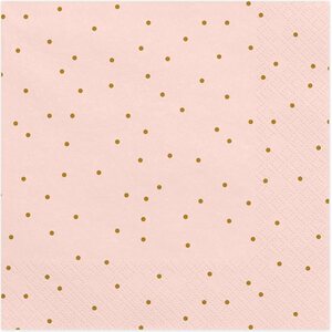 Napkins Dots, 33x33 cm 1pkt/20pc