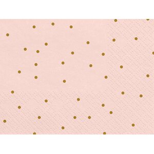 Napkins Dots, 33x33 cm 1pkt/20pc