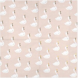 Lovely Swan isot lautasliinat 20 kpl/pkt