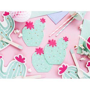 Paper Straws, light pink, 19.5cm 1pkt/10pc.