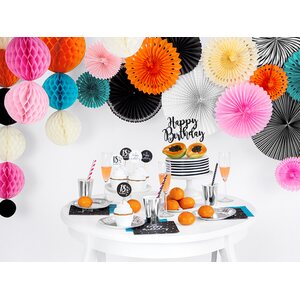 Paper Straws, black, 19.5cm 1pkt/10pc.