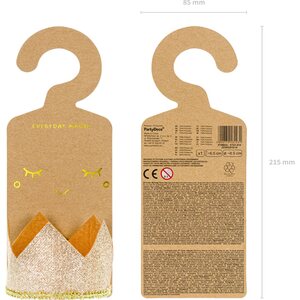 Kruunu glitterkulta 8,5 cm