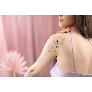 Siirtotatuointi kukkaset 19 kpl/pkt