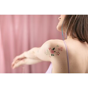 Siirtotatuointi kukkaset 19 kpl/pkt