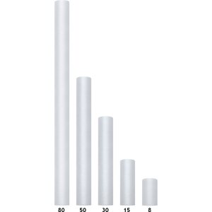 Tylli, vaaleanharmaa, 0,15 x 9 m