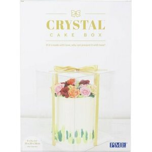 PME crystal läpinäkyvä kakkulaatikko 20 cm