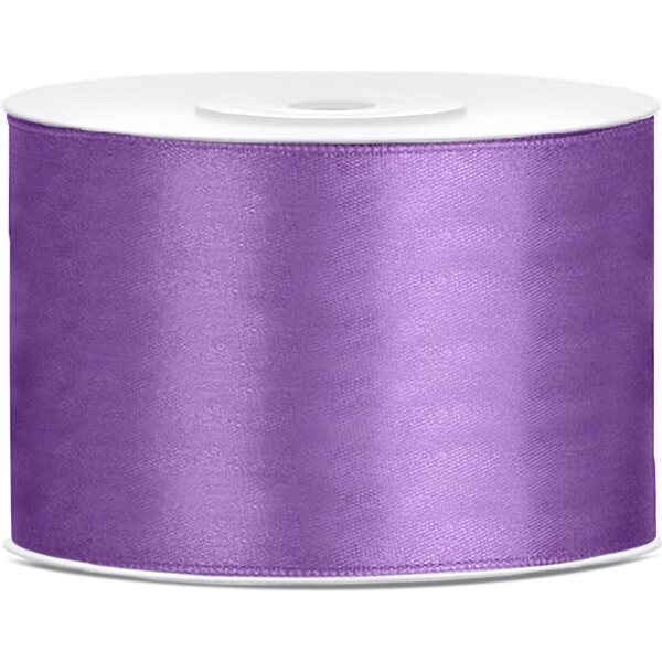 Satin Ribbon, lavender, 50mm/25m